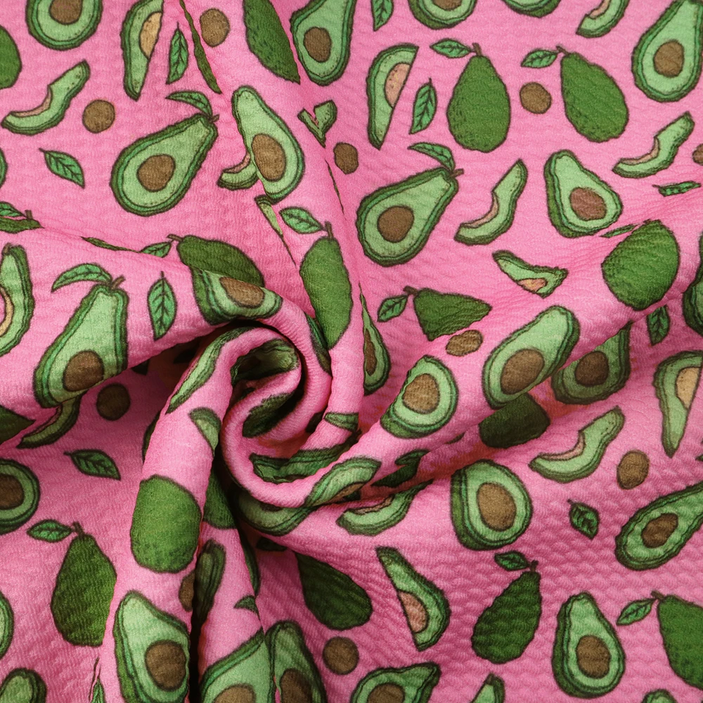 1/2 двор с принтом клубники С в виде арбуза пуля ткань Ливерпуль 4 Way Stretch из