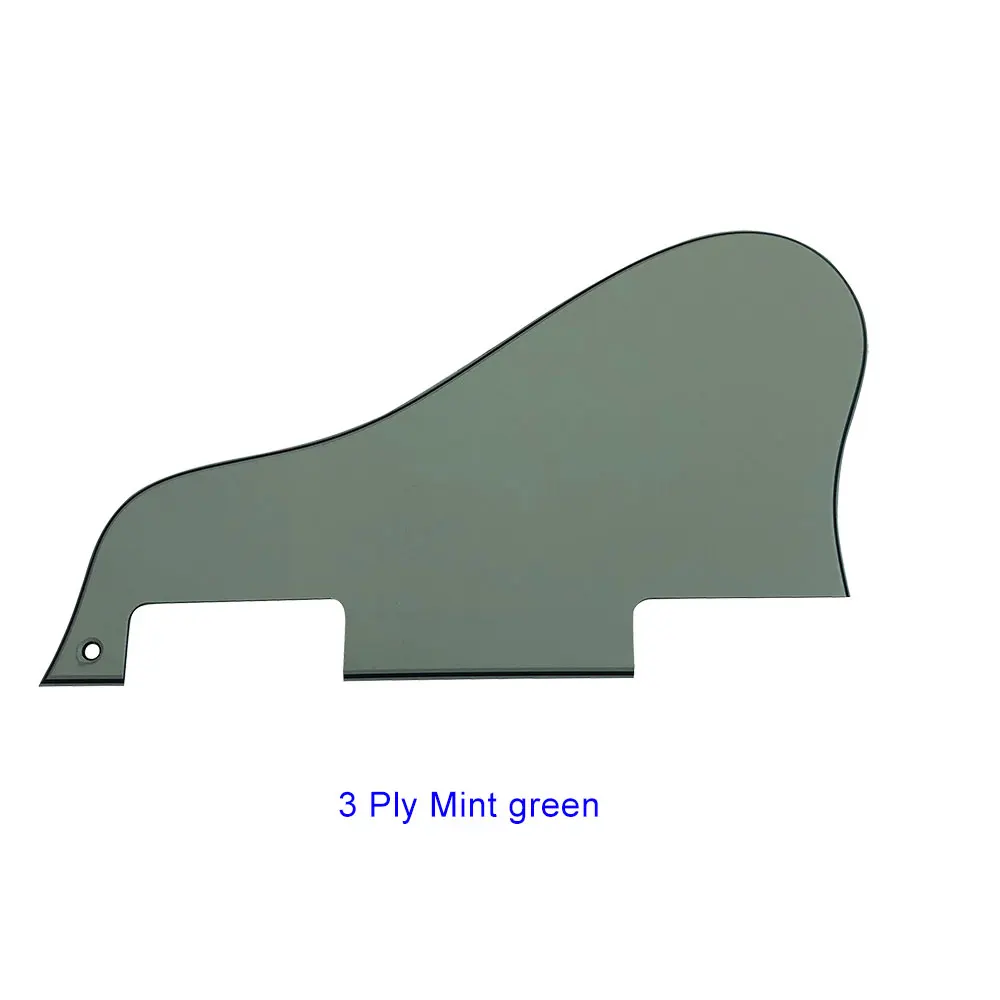 3 Ply Mint green Pleroo на заказ гитара pickgaurd-для ES 335 короткая Джаз Archtop гитара накладка царапины пластины Многоцветный выбор - Цвет: 3 Ply Mint green