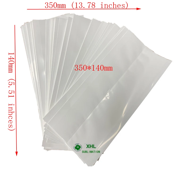 

35*14cm White and Clear Sublimation Shrink Wrap Film