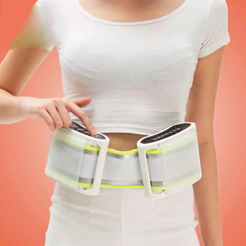 Electric Slimming Belt Lose Weight Sway Vibration Fitness Massage Reducing Stomach Abdominal Muscle Waist Trainer Stimulator