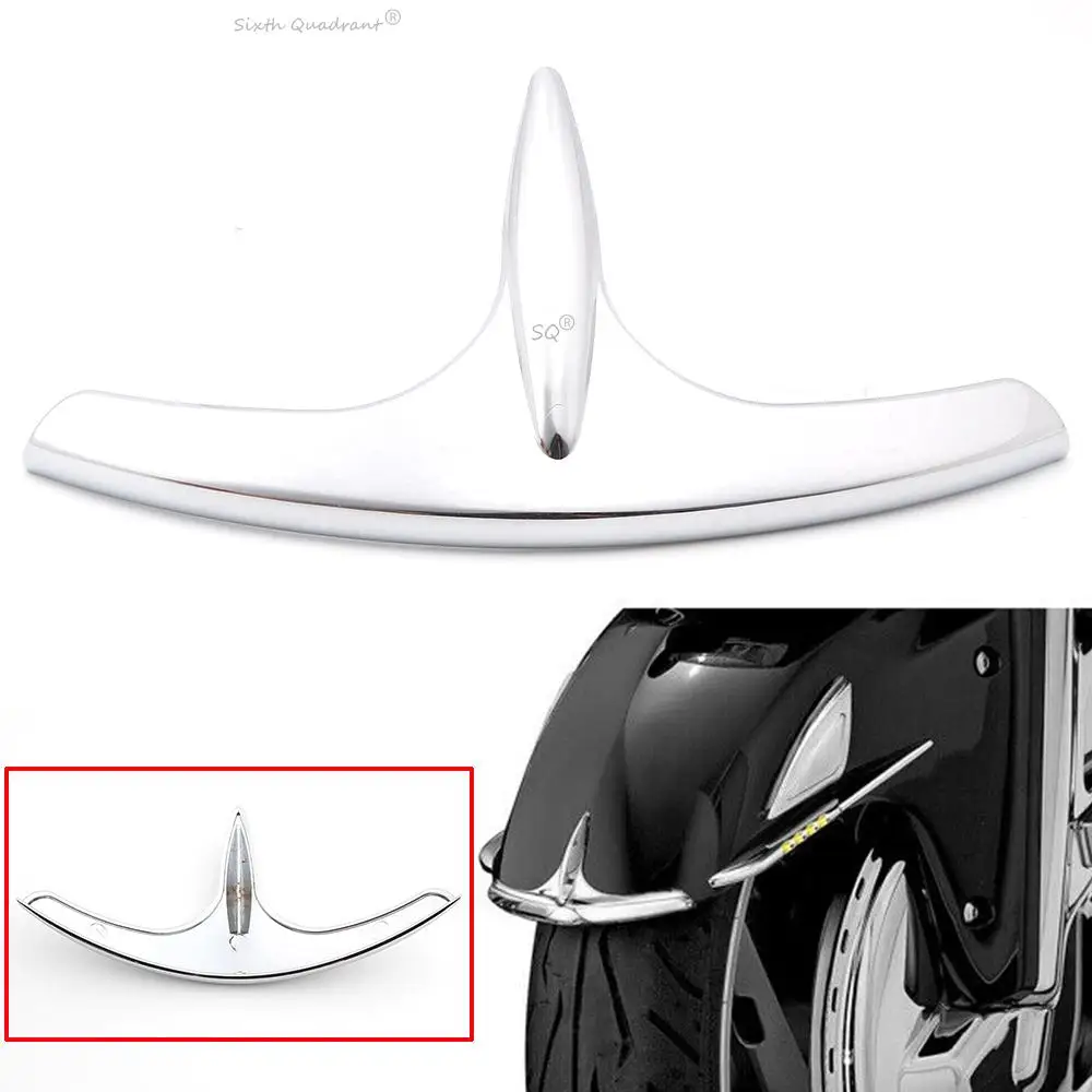 МОТОЦИКЛ хром переднее крыло наконечник украшения накладка рамка Подходит для