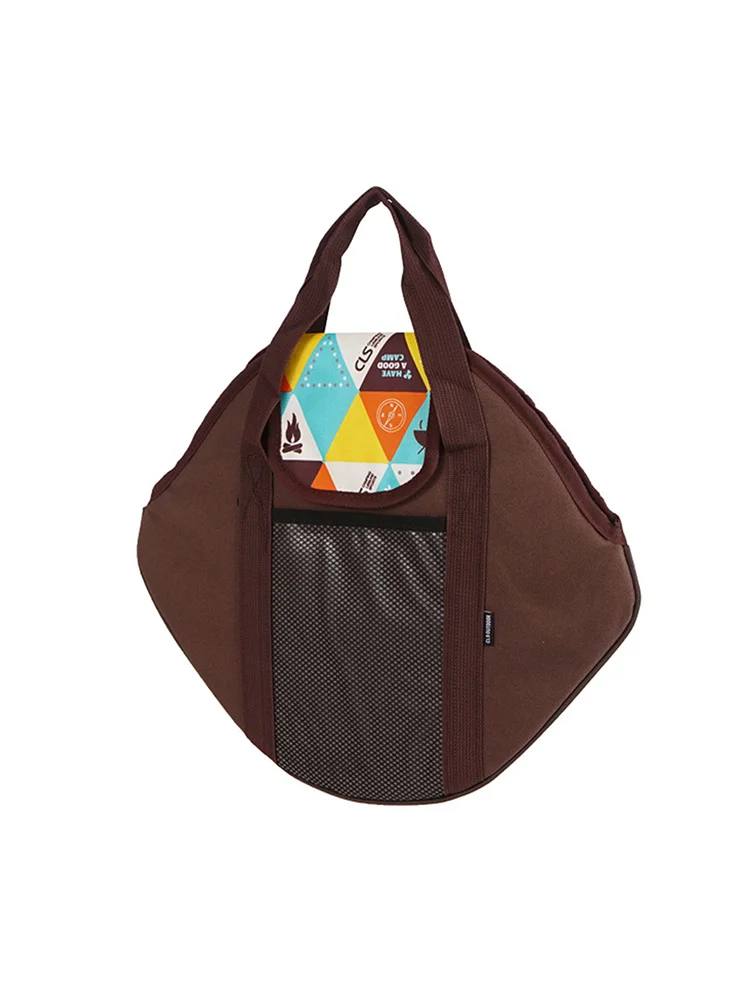 

Сумка для хранения, портативная чугунная сковорода для хранения посуды, прочная водонепроницаемая прочная для элегантного кемпинга