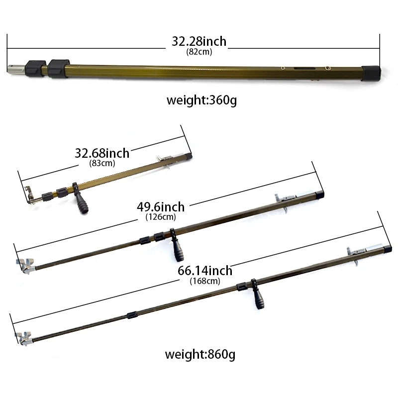 

New Upgraded Telescopic Slingshot Widened Stainless Steel Bow Head Double Screw Design Professional Outdoor Shooting Catapult