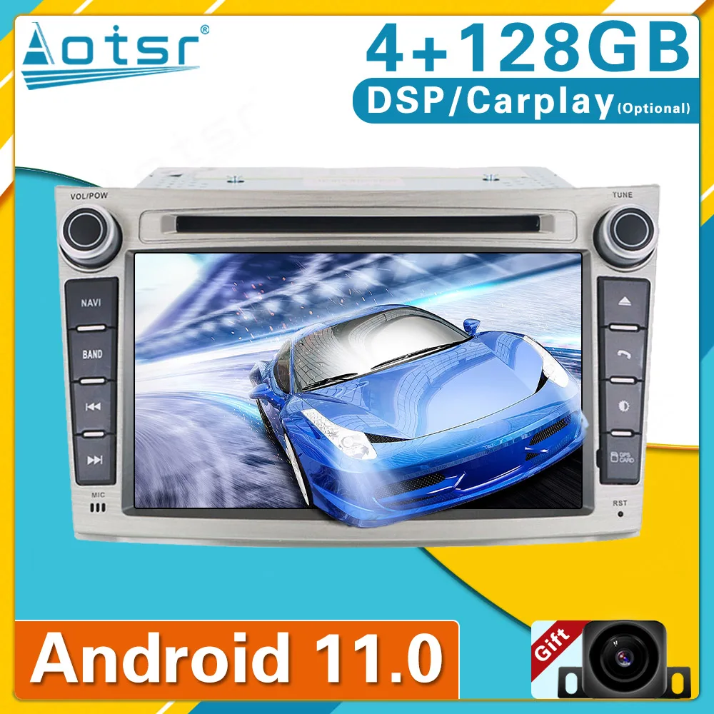 Android 11 4 + 128 ГБ для Subaru Legacy Outback 2009-2014 стерео головное устройство мультимедийный плеер Авто радио плеер Автомобильный GPS навигатор