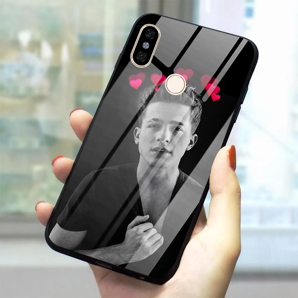 Чехол для телефона Charlie Puth красного mi Note6 6Pro закаленное стекло чехол Mi A1 A2 8 Lite 9 Poco F1