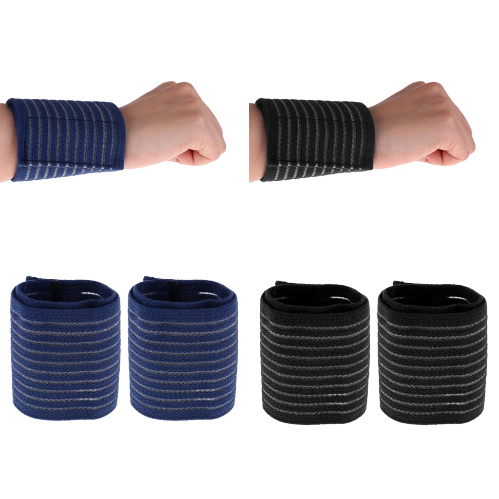 2 пары наручных лент поддержка рукава регулируемый Компрессионный Ремень