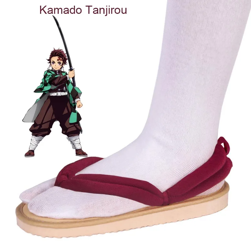 demon slayer деревянные сабо обувь косплей зенитсу томиока гию незуко камадо Tanjirou
