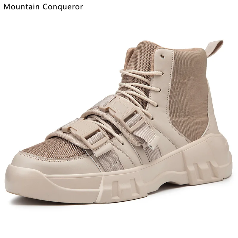 Горные завоеватели сезон осень зима модные мужские ботинки в винтажном стиле