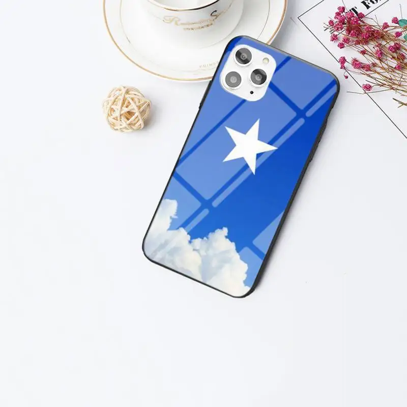 

Somalia National Flag Phone Case For IPhone 6 6s 7 8 Plus X Xs Xr Xsmax 11 12 Pro Promax 12mini Tempered Glass