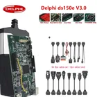 Диагностический ремонтный инструмент Delphi ds150e v3.0 с кабелями для автомобилей и грузовиков OBD2 2017.r3 с Keygen LED 3 в 1 сканер для автомобилей и грузовиков