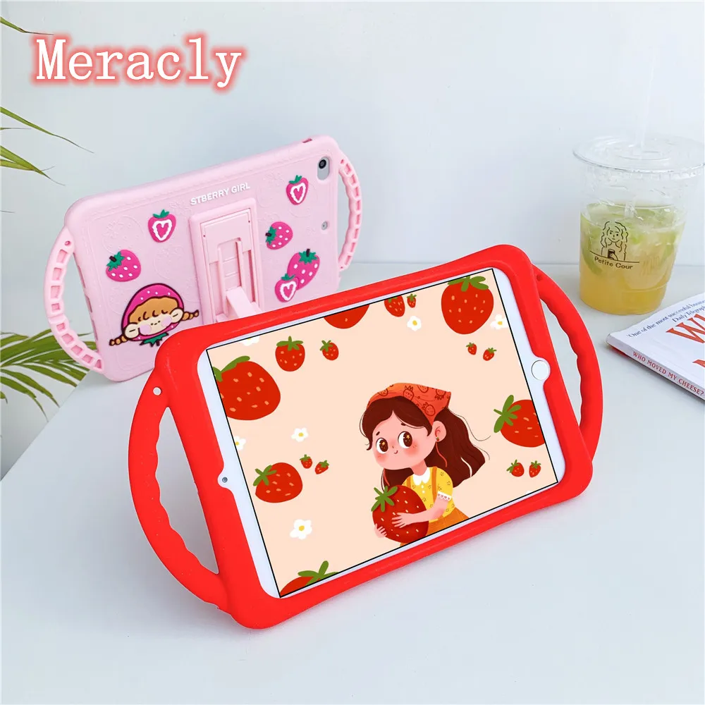 

Милый мультяшный детский чехол для IPad 9,7 2017 2018 Mini, чехол для IPad 10,2 Pro 9,7, мягкий силиконовый чехол-подставка для планшета Air 1 2