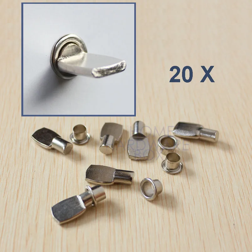 20 шт. булавки для стеллажа шкафа 1/4 дюйма | Обустройство дома