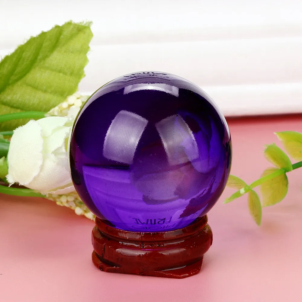 Лидер продаж магический шар из натурального кварца исцеляющий и подставка