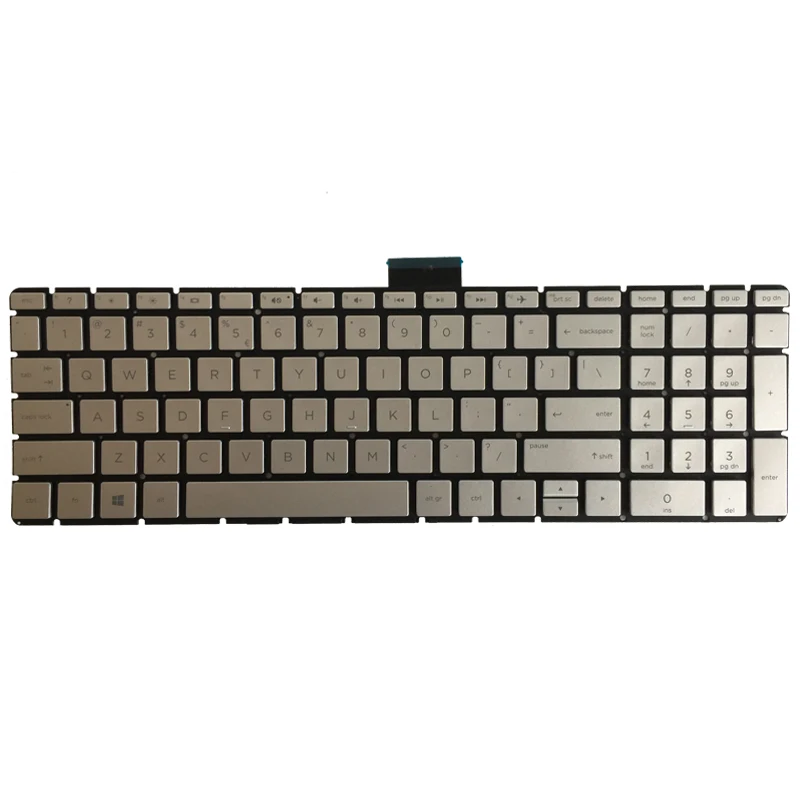 US клавиатура ноутбука для HP 15T 15Z 15 BR BS BU BW 250 255 256 G6 L03442 001 AP2040001C1 TPN C129 C130 Palmrest