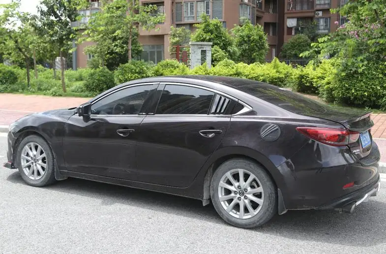 Для Mazda 6 ATENZA 2016-2019 седан АБС затеняющие оконные жалюзи Рамка оконный порог
