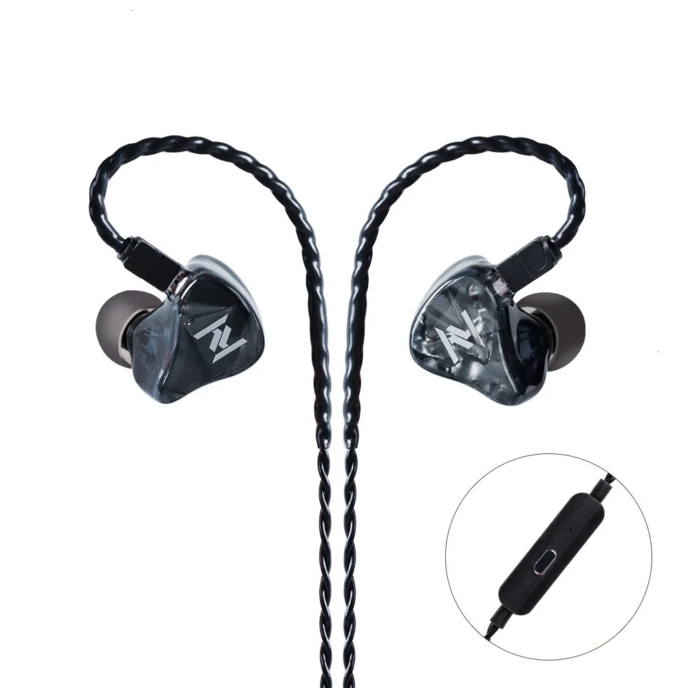 Yinyoo ASH 1BA+ 1DD гибридные наушники в ухо HIFI DJ монитор наушники для C10 C16 AS10 ZS10 PRO ZSN PRO ZST