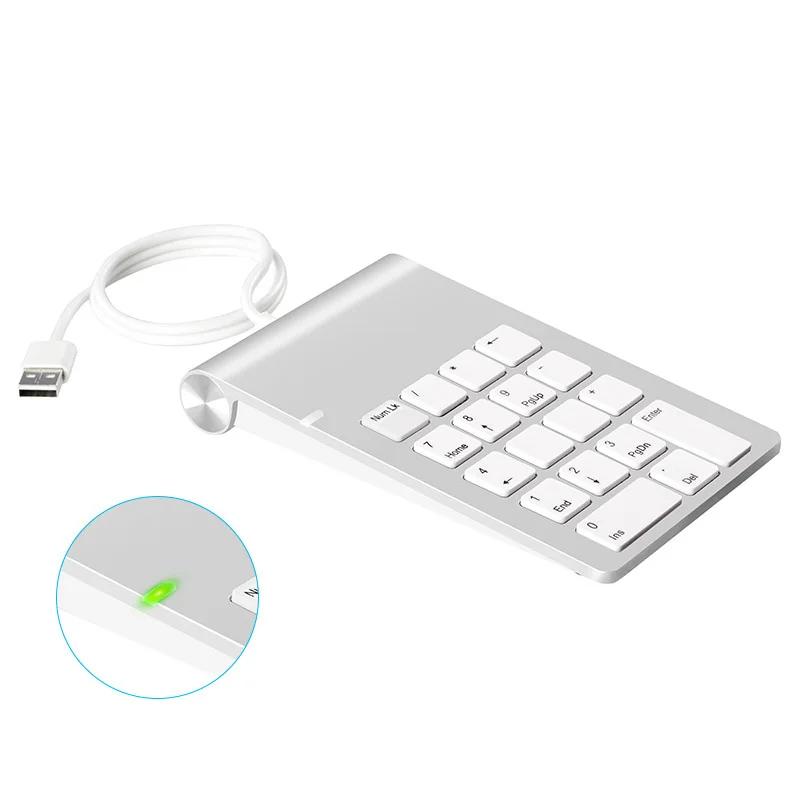 Портативная цифровая клавиатура с 18 кнопками USB 2 0 портативная цифрами Pad для