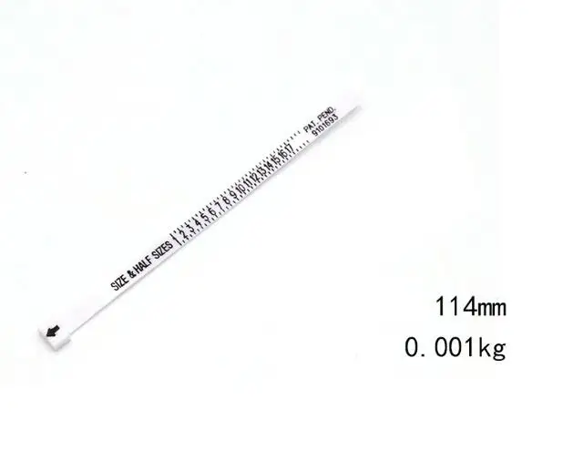 

Brand New US Ring Sizer Measure Finger Gauge For Wedding Ring Band Genuine Tester Plastic Bracelet Bangle sizing jewelry tools