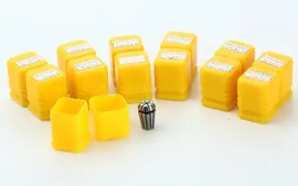 13pcs ER11 Collets 0,5 кВт шпиндель с воздушным охлаждением ER11 патрон с ЧПУ 500 Вт мотор шпинделя+ 52 мм зажимы+ регулятор скорости питания для DIY ЧПУ - Цвет: 13pcs ER11 Collets