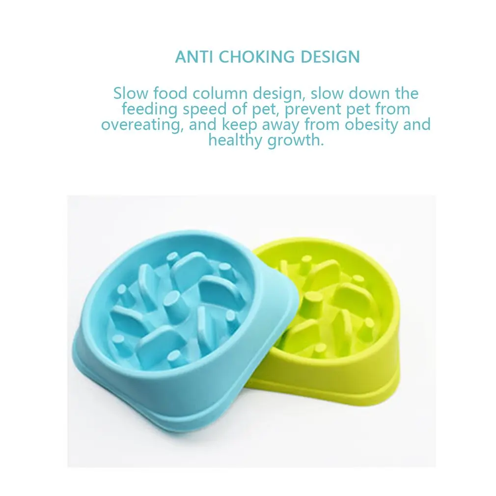 Домашние питомцы собака фидер чаша медленной еды Раздувание остановить Еда