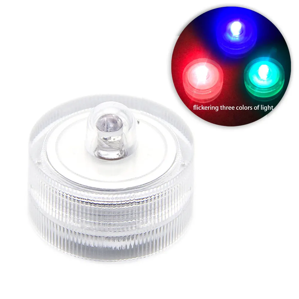 New 30x30x25m 12Pcs Luminous Light Up Flashing Waterproof Candle Lamp for DIY Anniversary Home Decor Party Wedding,12Yc7639