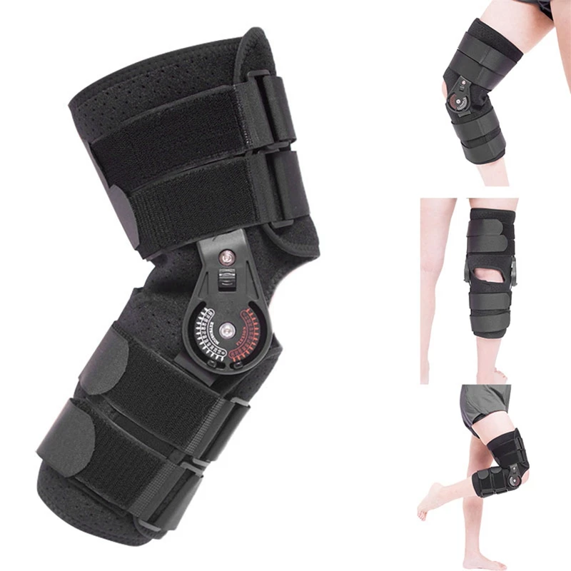 

ELOS-Sports Knee Brace Dial Adjustable Angle Skin-Friendly and Breathable