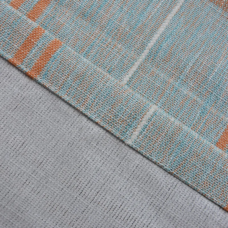 Современные Простые льняные соединения из синели для затемнения светильник ких