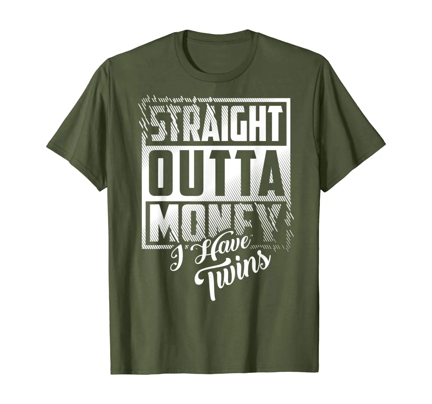 

Straight Outta Money I Have Twins Shirt | Raising Twins Gift