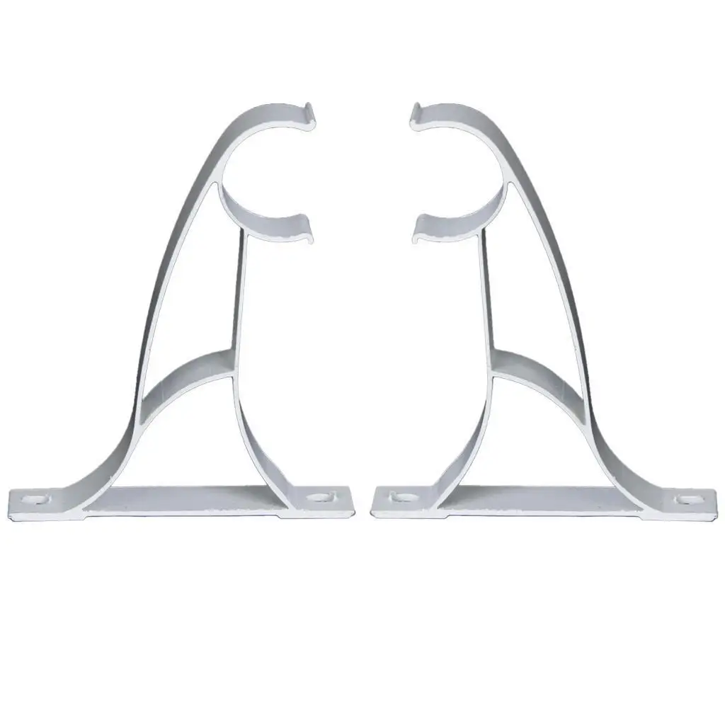 2 шт. алюминиевый сплав металлический одиночный стержень занавеска драпировка