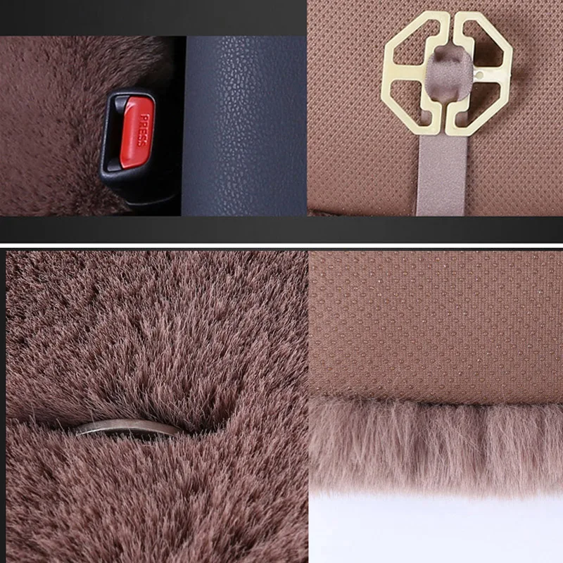 Зимний чехол для автомобильного сиденья 8 видов цветов мягкая теплая плюшевая