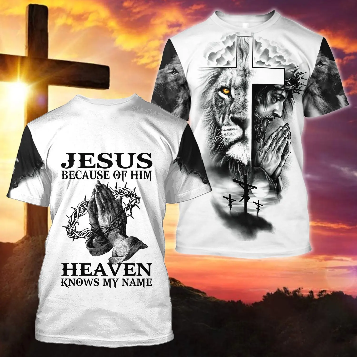 

2021 neue Marke Jesus Tattoo, 3D-Druck Herren Harajuku Streetwear Casual Modell T-Shirt 110-6xl-03