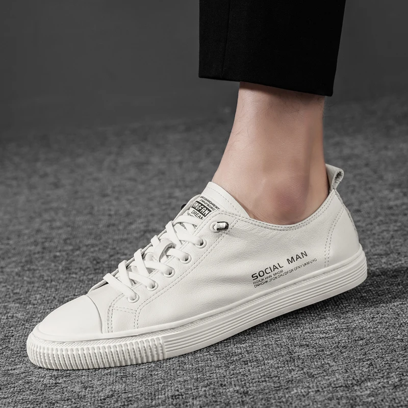 

2021Fashion Men Soft Comfortable Breathable Casual Shoes Walking Sneakers Men Lightweigh White Casual Man Footwear Sneakers