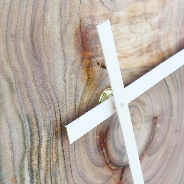 Large Wall Clock Wooden Retro Mute Solid Wood Mechanism Living Room Gift Idea Relojes Madera Pared Home Decor DD55WC | Дом и сад