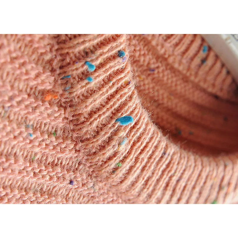 Женский короткий свитер в стиле преппи Свободный пуловер для девочек-подростков