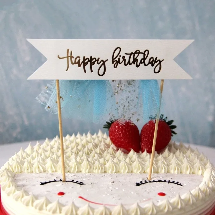 Украшение для торта в виде единорога блестящий Топпер на день рождения акриловый