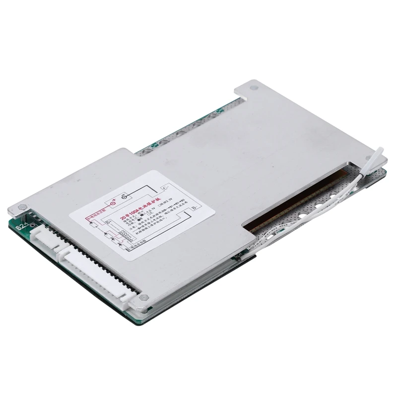 24S 72V 100A LiFePo4 плата защиты батареи BMS PCB с балансом для мотоцикла электровелосипеда