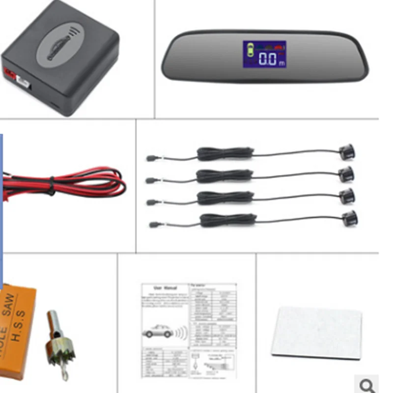 

Car parking sensor parktronic car rearview mirror LCD display reversing radar buzzer alert 2021 new 4.9 16 comments 54 orders