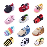 rubber sole baby shoes 0 2 yrs boys girls soft winter shoes first walkers toddler kids skid proof prewalkers cartoon animal