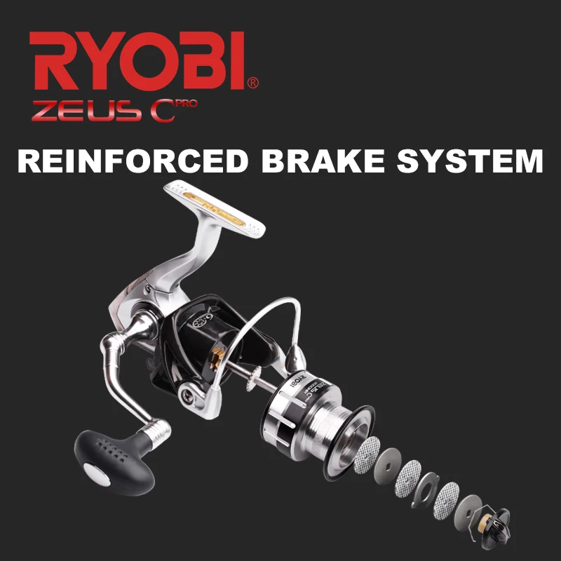 Рыболовные катушки RYOBI NEW ZEUS C PRO рыболовные спиннинговые Катушки 1000 8000 6 + 1BB