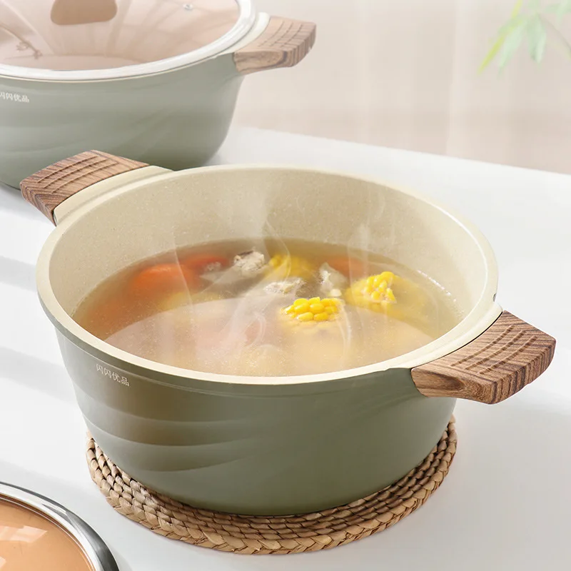 

Maifan steen soeppan non-stick pan multifunctionele huishouden Japanse soeppan noodle pot gasfornuis inductie kookplaat universe