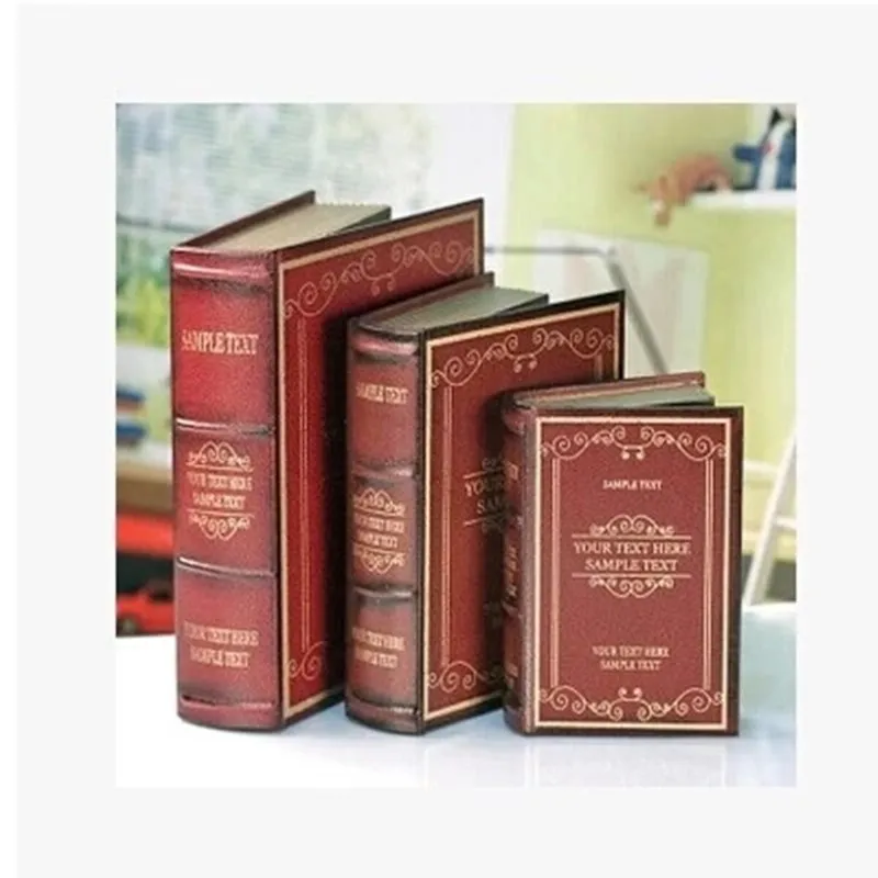Винтажная модель книг контейнер для всякой всячины домашний декор