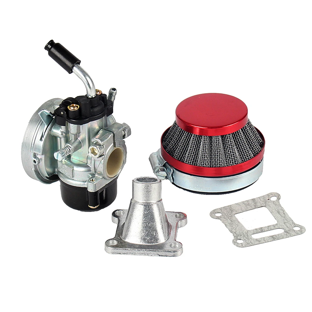 

For Motorcross Scooer Dirt Pit Bike Motorcycle 37cc 49 50 80cc 2 Stroke Water cooled Carb Carburetor With Intake pipe Air Filter