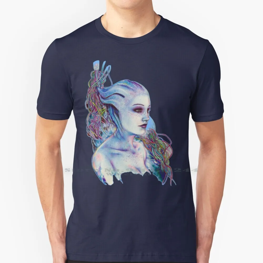 Liara 100% хлопок футболка с длинным рукавом Tsoni Mass Effect Tee коротким и в подарок