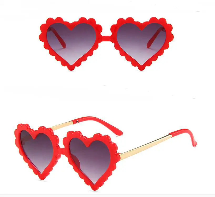

Children Heart Sunglasses Cute Radiation protection Sunglasses UV400 Sport Sun Glasses For Baby Girls Boys Glasses Oculos
