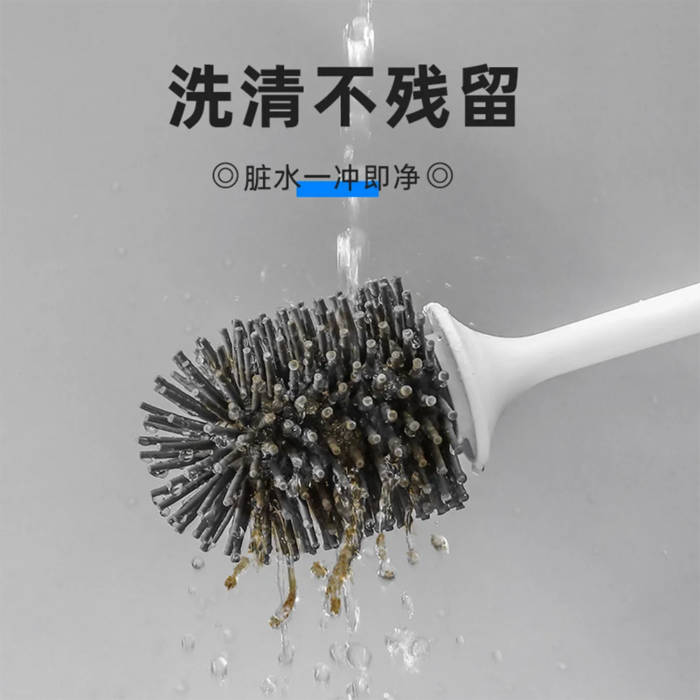 Щетка для туалета подходит чистки углов ванной комнаты и длинной ручной щетки