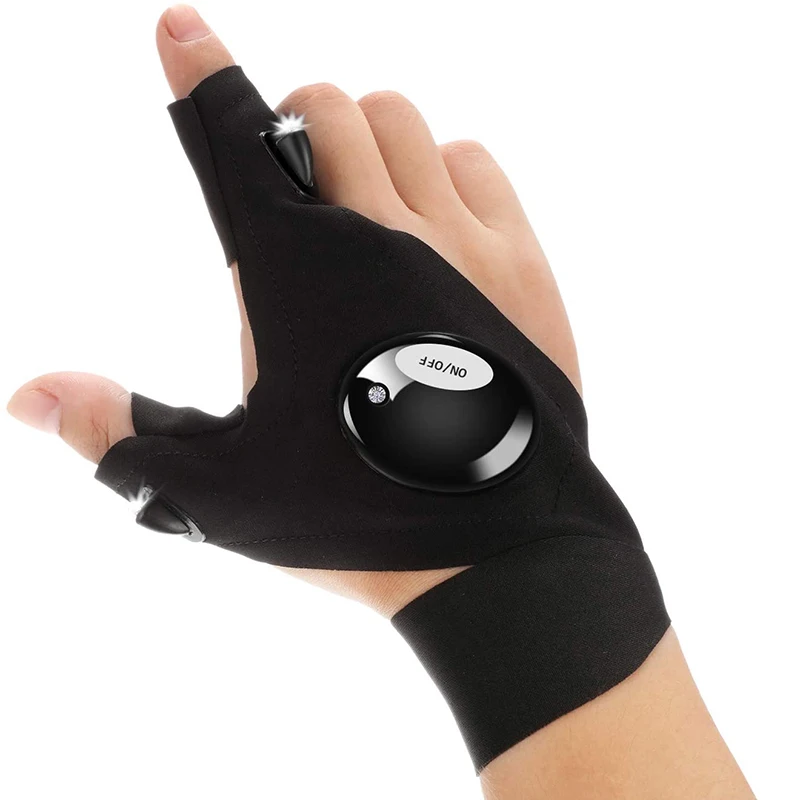 

LED Flashlight Gloves Outdoor Fishing Gloves Are Used in Dark Places, Fishing, Camping and Repairing (4)