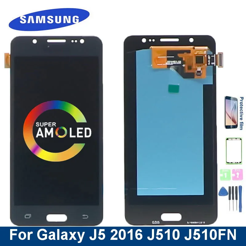 ЖК-дисплей Super AMOLED для Samsung Galaxy J5 2016 J510 J510FN J510F J510G J510M с сенсорным экраном и