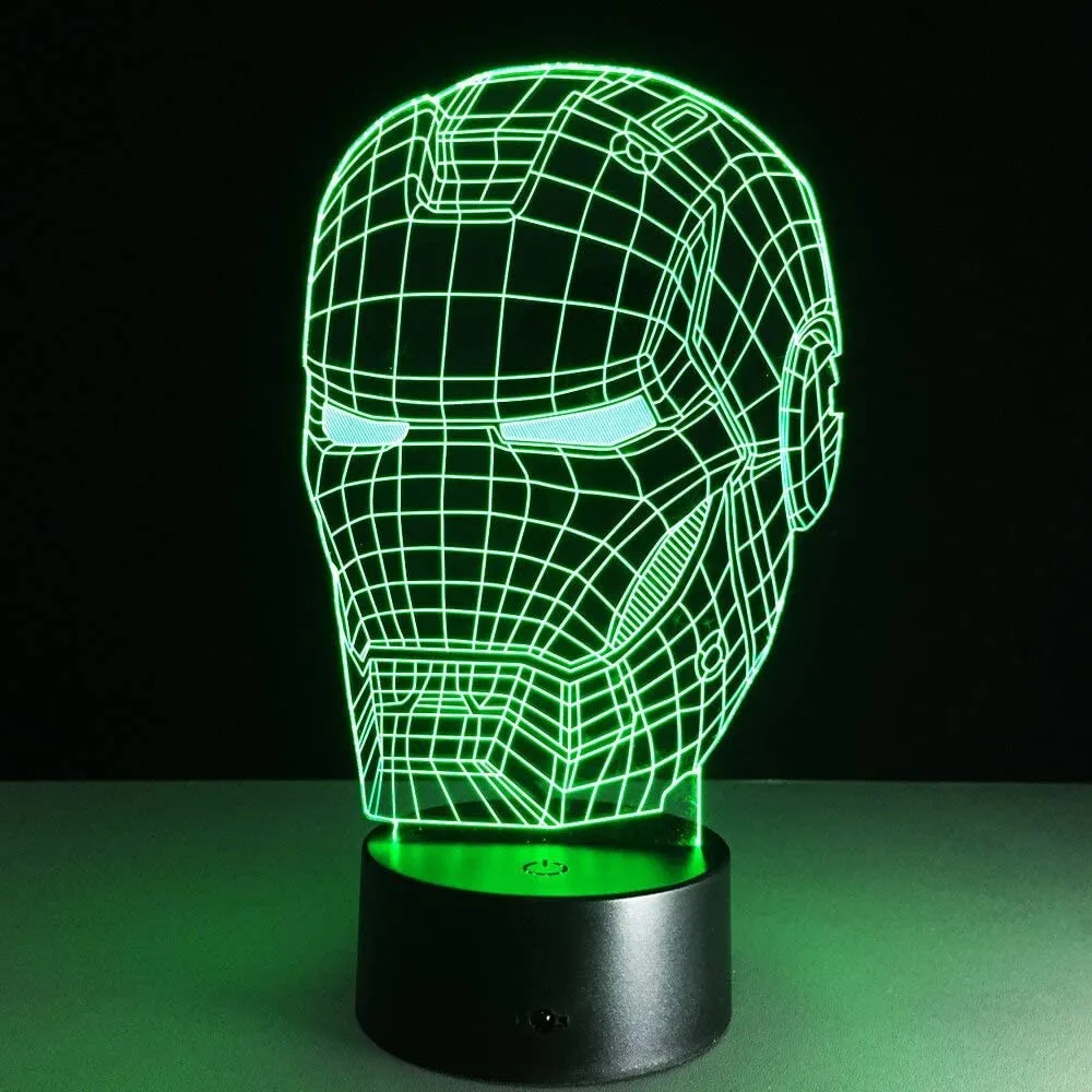 

Cartoon 3D Night Light 7Colors Changing LED Remote Control Tablet Desk Lamp Toy Gift