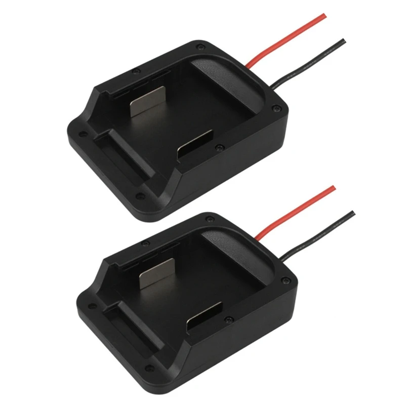 

2Pcs MK18V Power Tool Lithium Battery Wall Mounting Adapter Convert to Dock Power Convert to Dock Power 2 Wiring Output