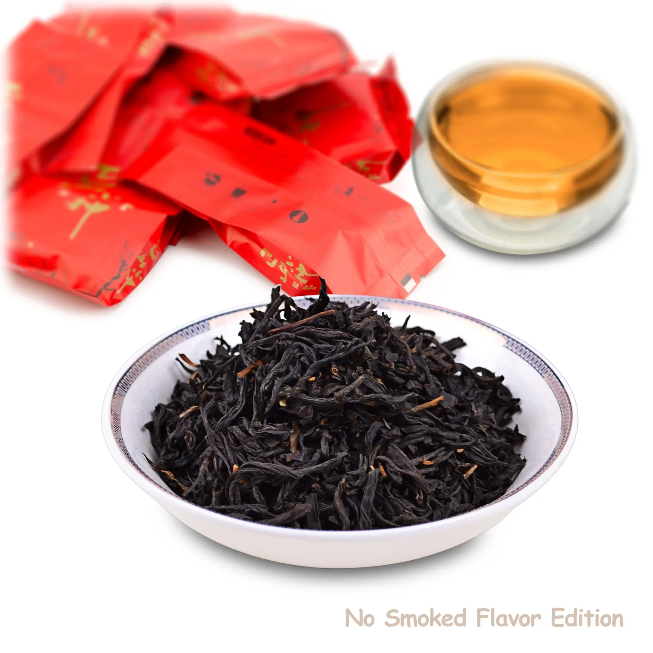 

[Классический] Лот из 5 г/пакет органических черных чая Wuyi Lapsang Souchong без копчения, серия Zheng Shan Xiao Zhong, китайский чай